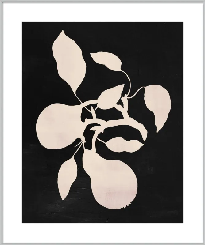 pears black and white by Ruti Shaashua for Artfully Walls