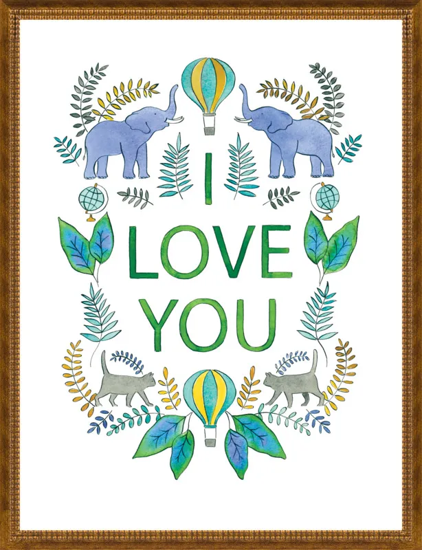 I Love You by Rachel Rogers for Artfully Walls