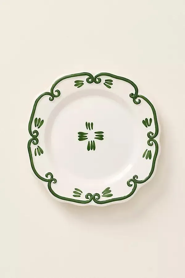 Vanessa Italian Earthenware Dessert Plate, Set of 4