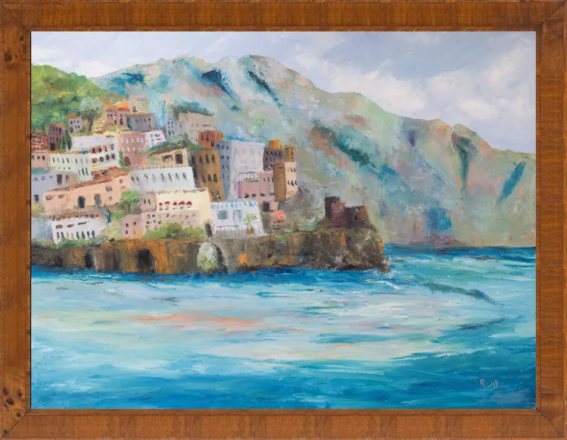 Amalfi Coast by Renee A Ortiz for Artfully Walls