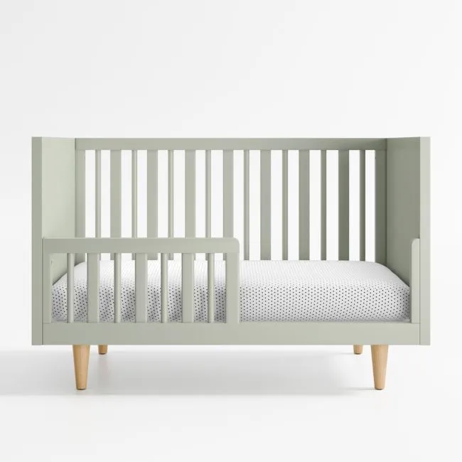 Finn Sage Green Wood Toddler Bed Rail