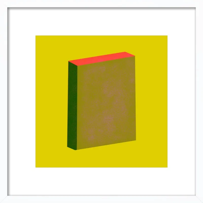 Color Books 4, Olive, Forest, Hot Red & Pear Green by Jessica Poundstone for Artfully Walls