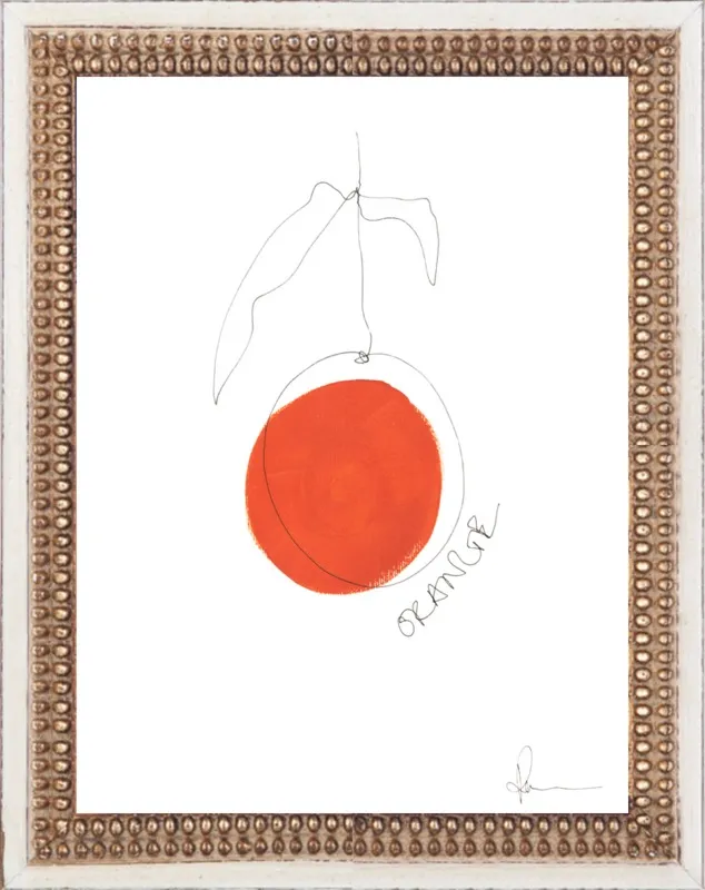 Orange by Polly Mann for Artfully Walls