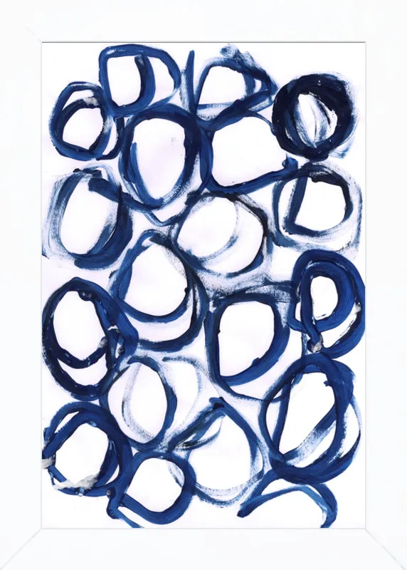 Blue Loops by morioke for Artfully Walls