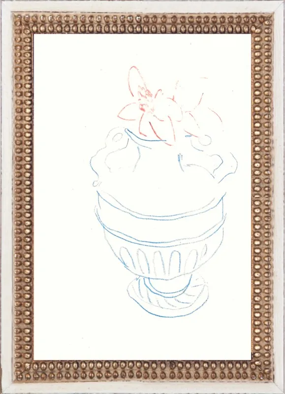 Sevres vase by Shanti Shea An for Artfully Walls
