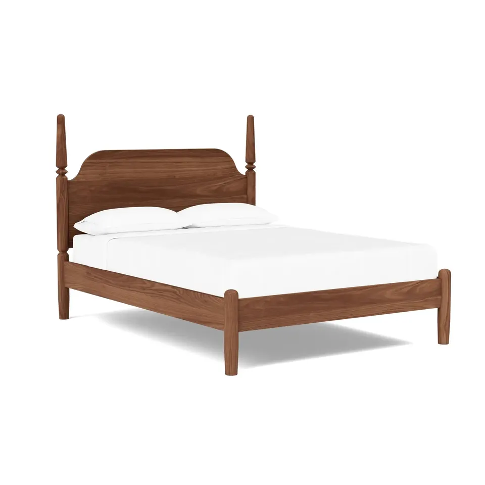 The Citizenry Potomac Two Poster Bed | Queen | Light Wood
