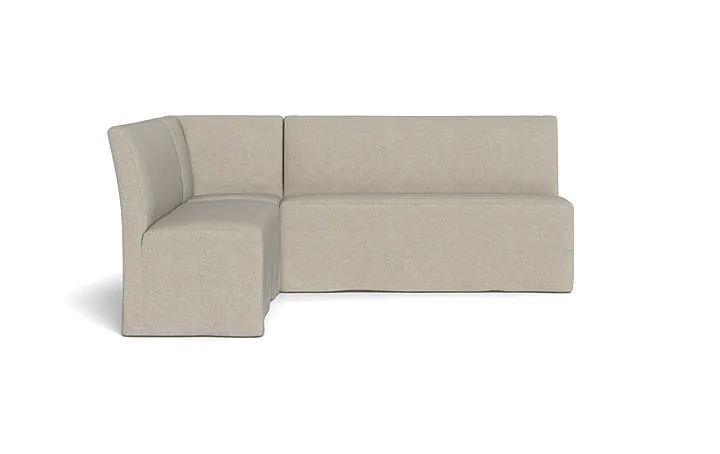Dorian Slipcovered Corner Banquette