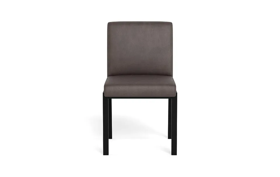 Callen Leather Wood Framed Upholstered Chair