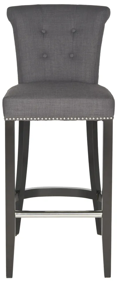 Addo Ring Bar Stool - Charcoal/Espresso