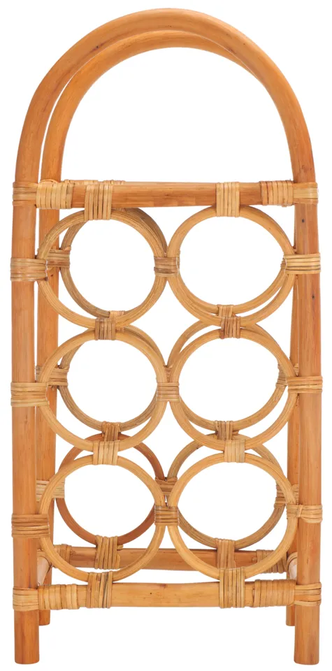 Lyza Rattan Wine Rack - Natural