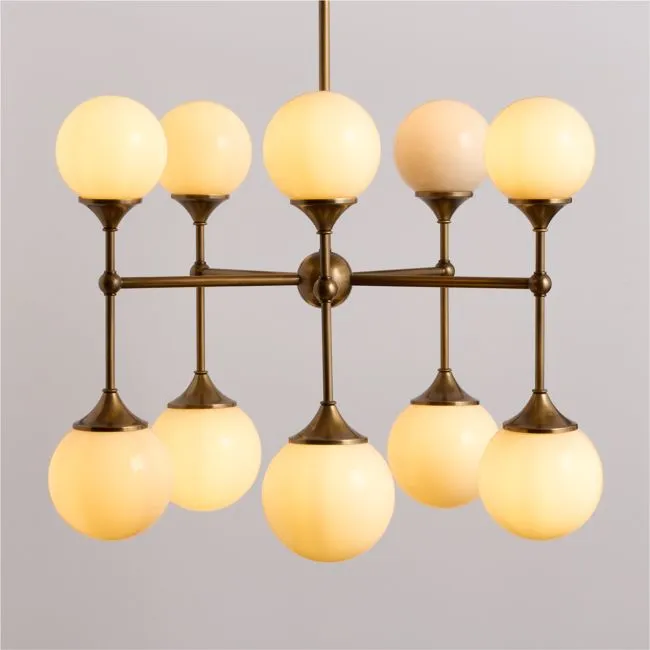 Yorkshire Brass Chandelier Light