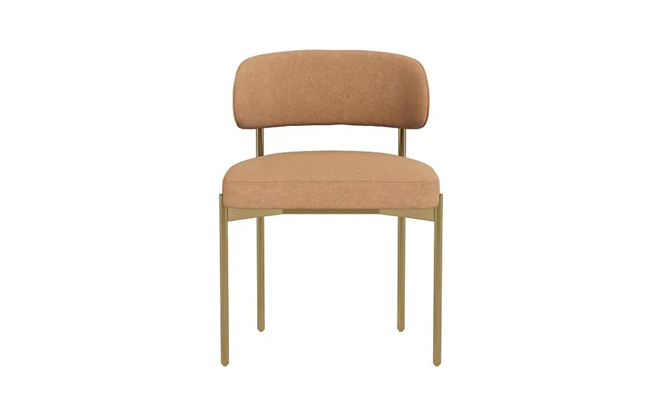 Hollis Leather Metal Framed Chair
