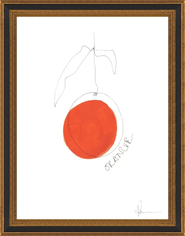 Orange by Polly Mann for Artfully Walls