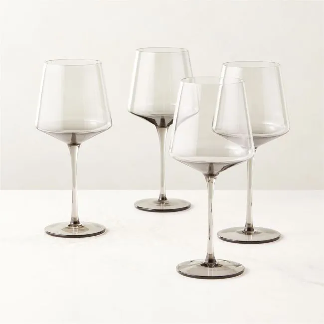 Muse Smoked White Wine Glass Set of 4