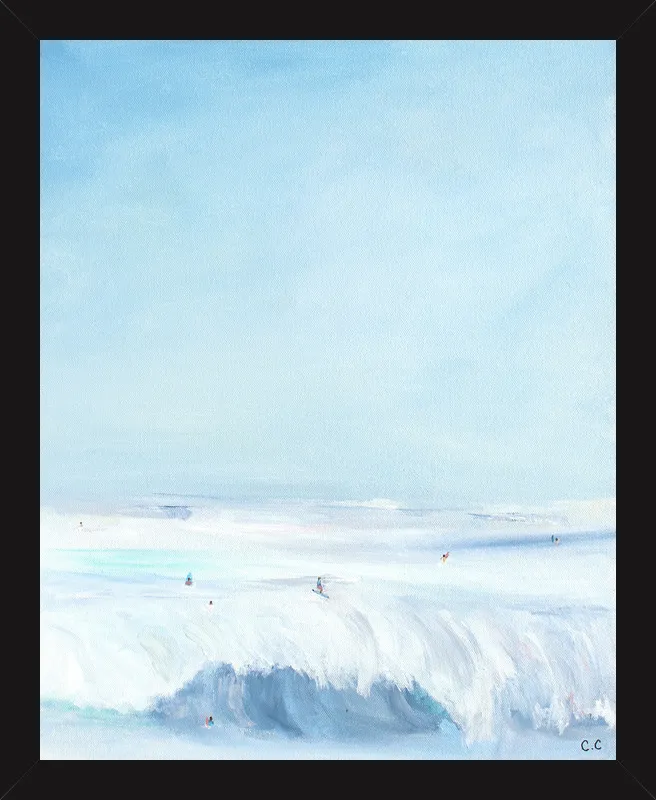 Wave Riders  by Caroline Chriss  for Artfully Walls