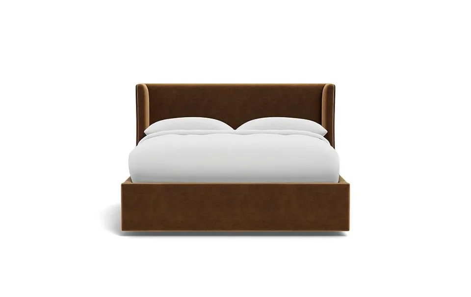 Graham Upholstered Bed with Contrast Piping and Storage Option