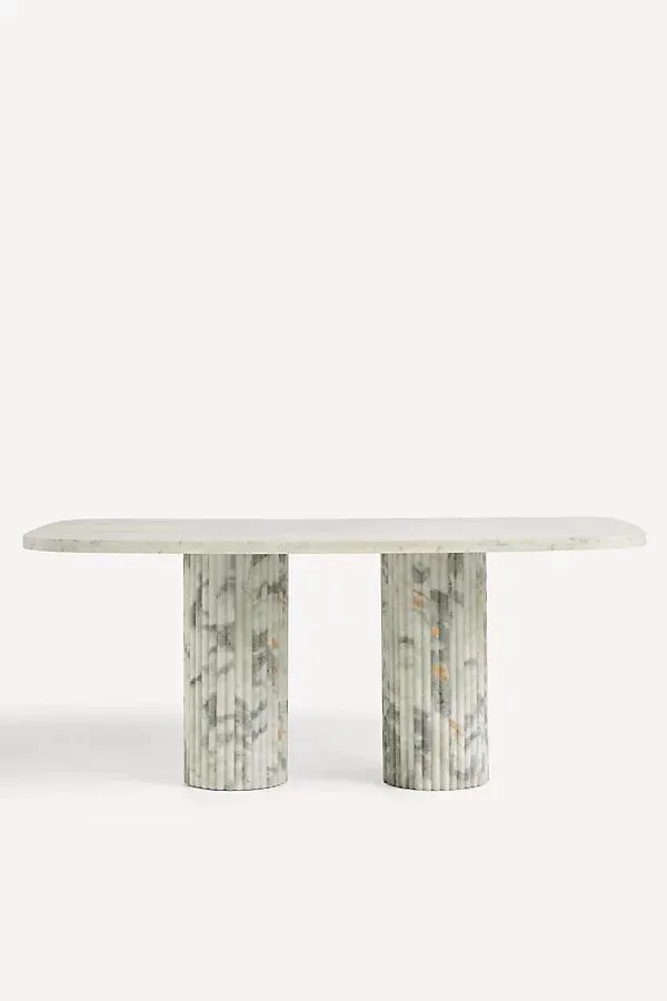 Kanta Rectangular 72" Marble Dining Table
