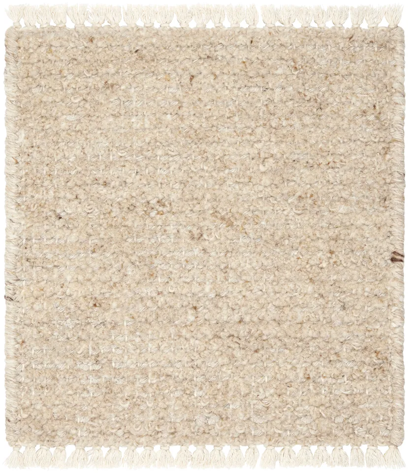Saga Beige Indoor 2' x 3' Handmade Rug