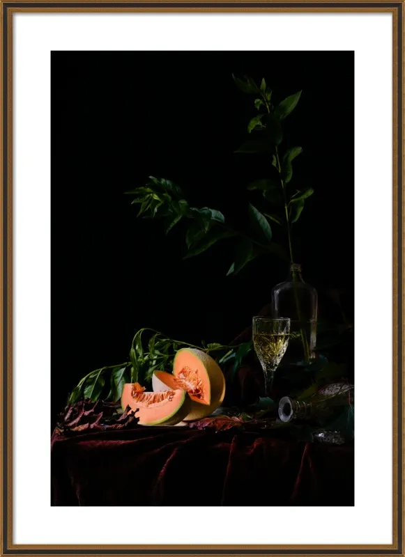 Cantaloupe by Dustin Halleck for Artfully Walls