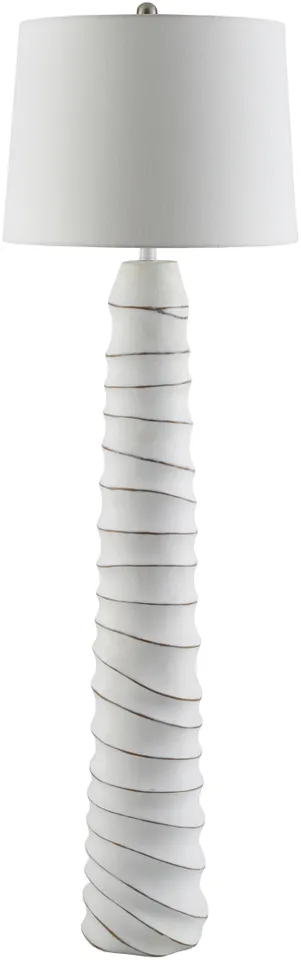 Obelisco  Hand Painted 59"H x 18"W x 18"D Accent Floor Lamp