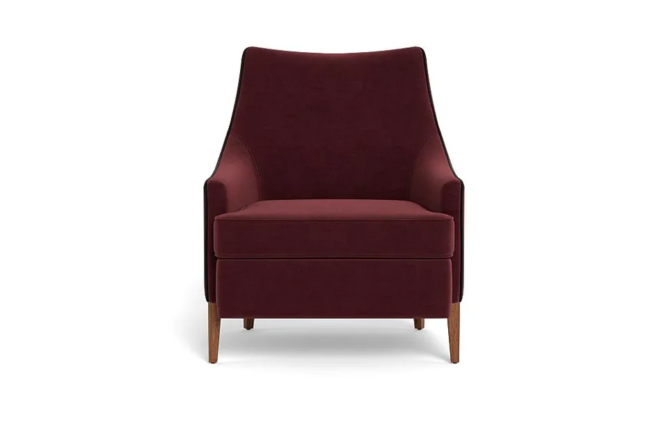 Kingsley Accent Chair with Contrast Piping