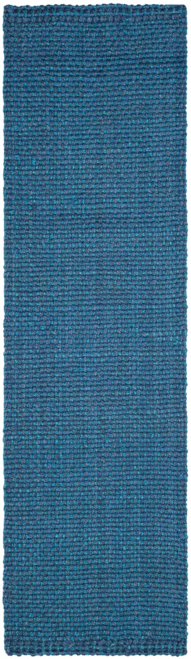 Arlo Home Hand Woven Area Rug, NF262C, Blue,  2' 3" X 8'