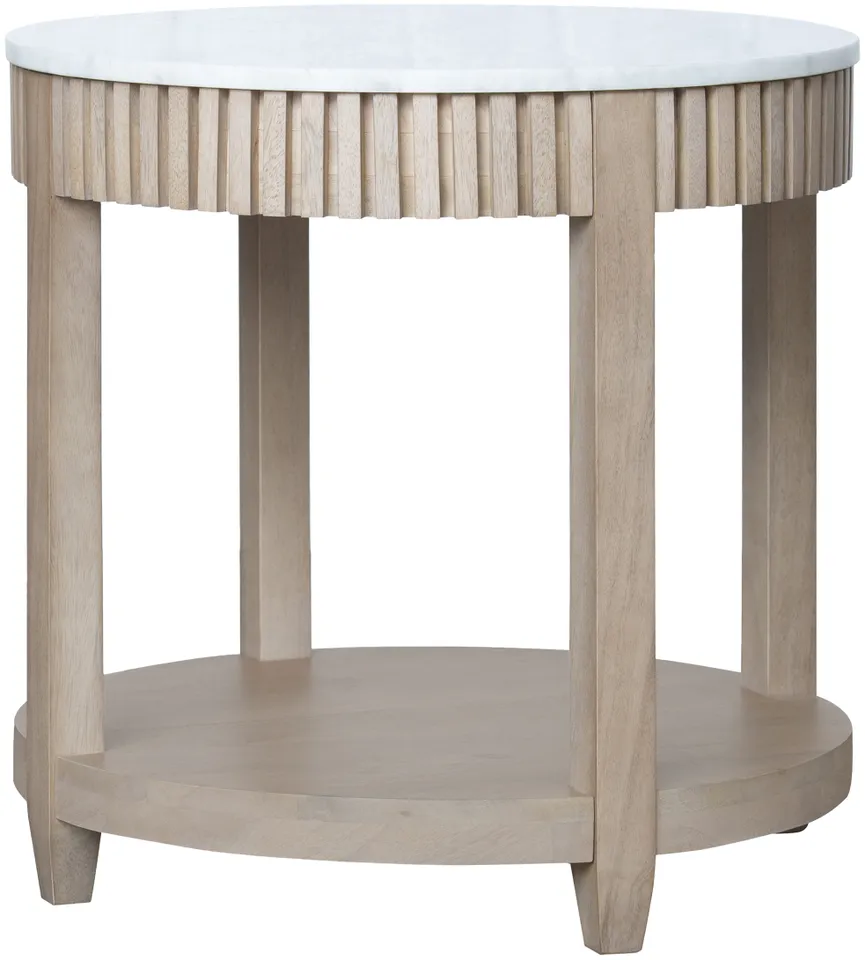 Rosemary  22"H x 22"W x 22"D End Table
