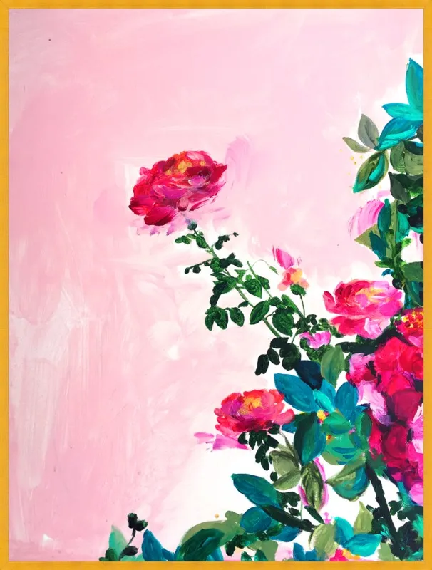 Rose Garden I by Christine Lindstrom for Artfully Walls