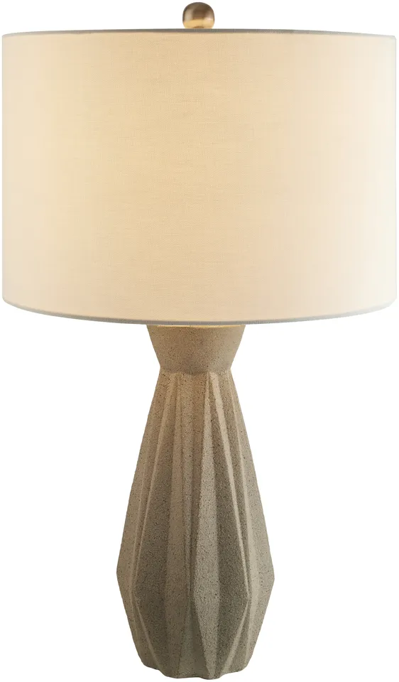 Octavio  Hand Finished 28"H x 15"W x 15"D Accent Table Lamp