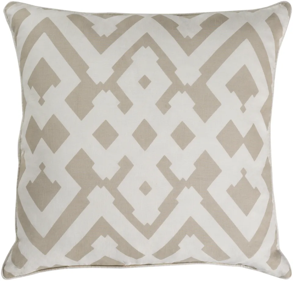 Large Zig Zag ZZG-004 20"L x 20"W Polyester Filled Pillow