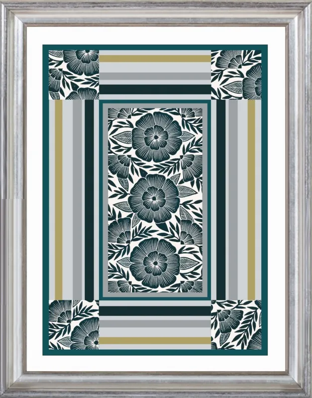Botanical Frame 1 by Katharine Watson for Artfully Walls