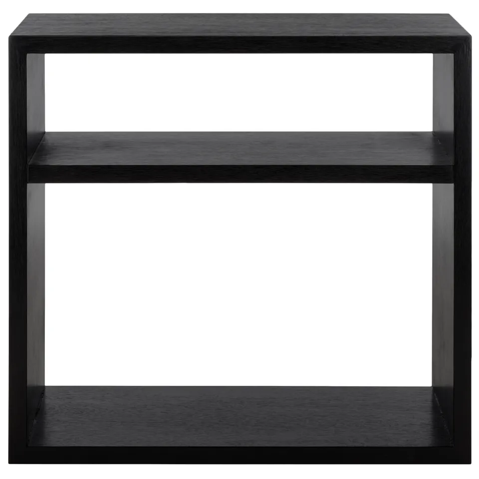 Munson 2 Shelf Console Table - Black