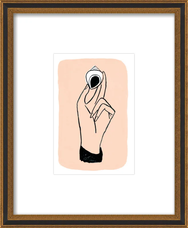 My Hand is My Face by Michael Doyle - Apartment On Belmont for Artfully Walls