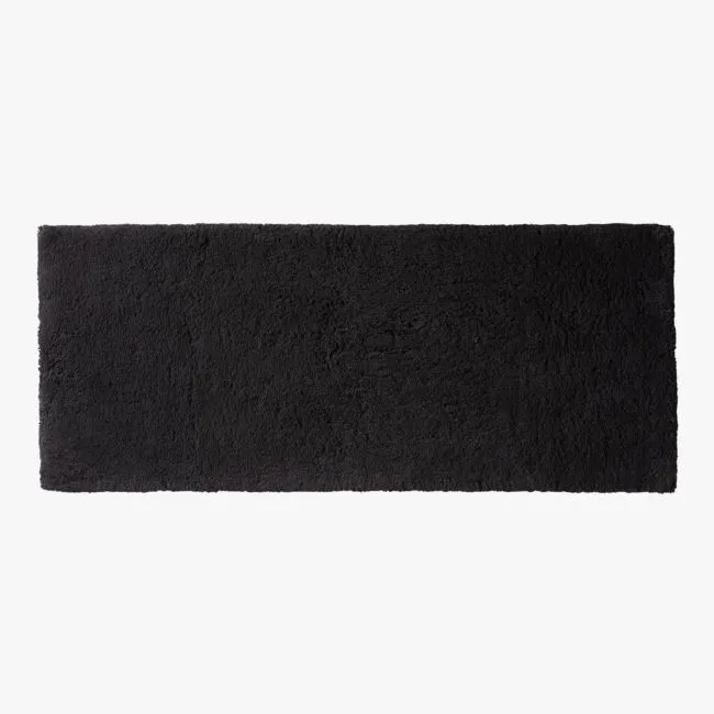 Kalani Organic Cotton Black Bath Runner 24"x60"