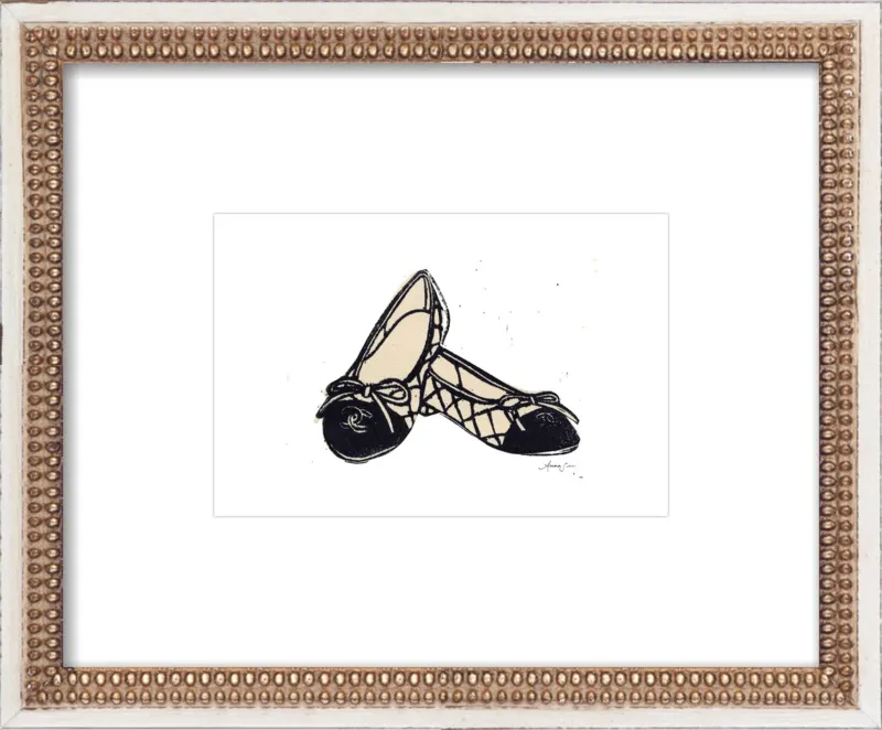Chanel Ballet Flats by Anna See for Artfully Walls
