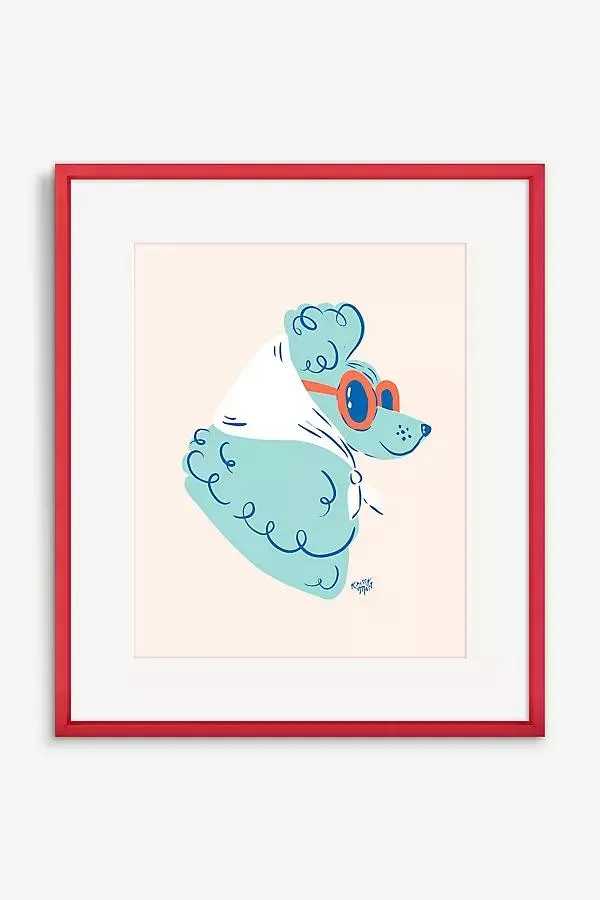 Poodle in Headscarf Wall Art