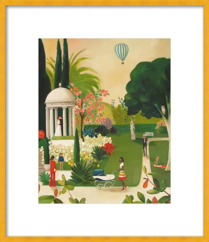 A Fainting in the Botanical Gardens by Janet Hill for Artfully Walls