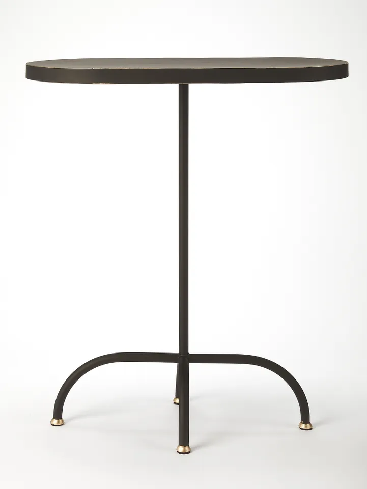 Cleo Black Gold Side Table