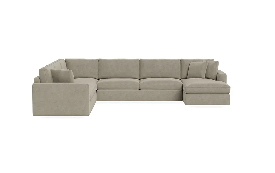 James 4-Piece 5-Seat Corner Chaise Sectional Right
