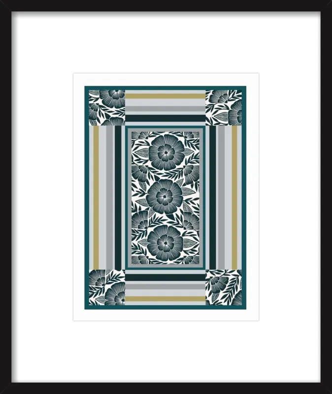 Botanical Frame 1 by Katharine Watson for Artfully Walls