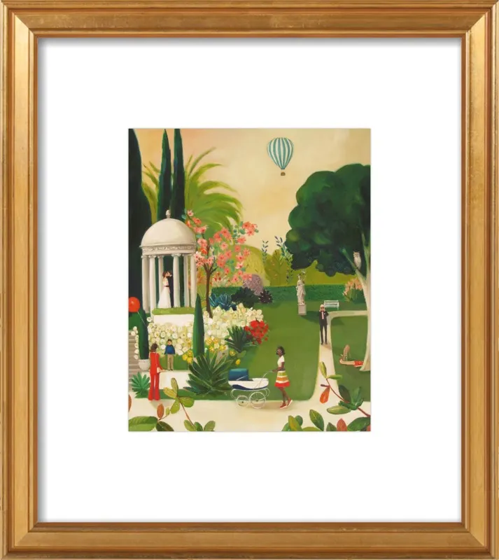 A Fainting in the Botanical Gardens by Janet Hill for Artfully Walls