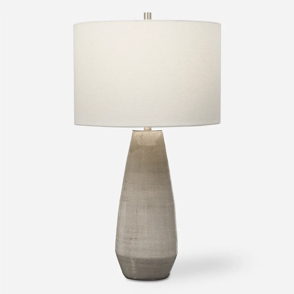 Volterra Taupe-Gray Table Lamp