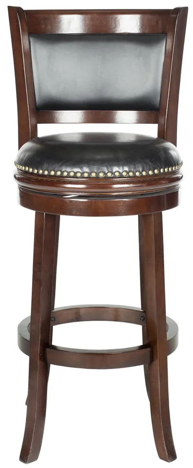 Brockway Swivel Bar Stool - Cappuccino/Black