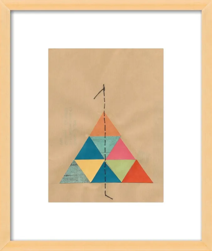 Pyramid Series 1 by Jan Weiss for Artfully Walls