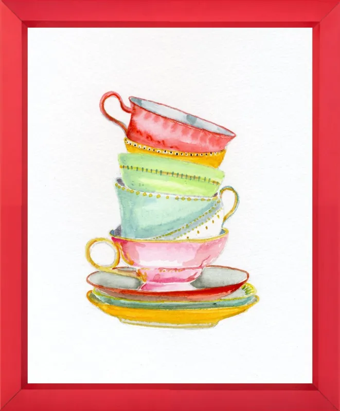 Teacups by Miri Eshet for Artfully Walls