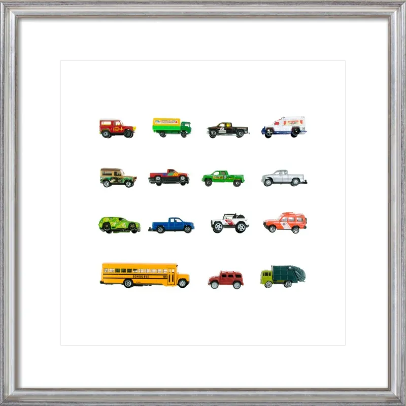 Vintage Toy Trucks by Jennifer Steen Booher for Artfully Walls