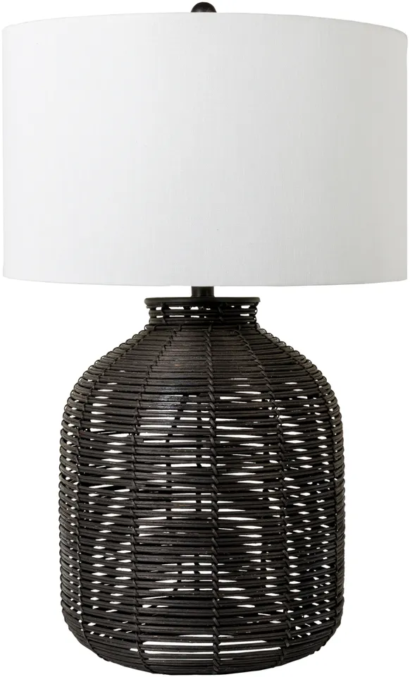 Galatas Black Painted 29"H x 17"W x 17"D Accent Table Lamp