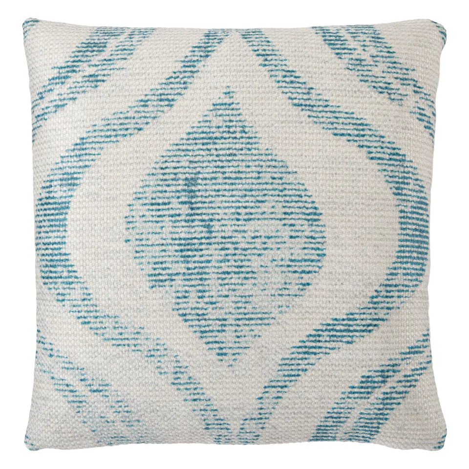 Design (US) Teal Cream 18"X18" Pillow