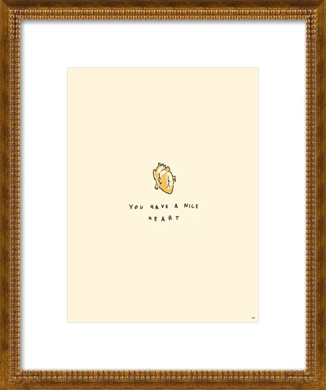 You Have A Nice Heart by Melody Hansen for Artfully Walls