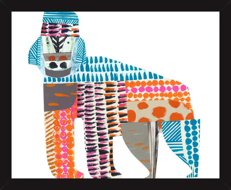 gorilla by Clare Youngs for Artfully Walls